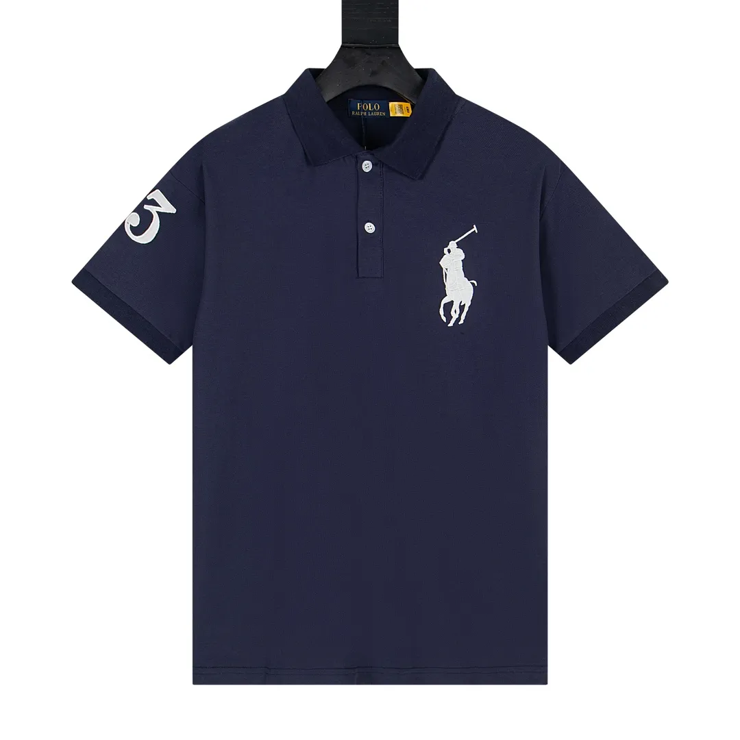 P150 Model No. Y779 Ralph Lauren/Ralph Lauren Basic pony embroidered logo short sleeves Three needles and five threads Men's and women's piqué cotton fabric Easier to wear, more comfortable and less bulky than ordinary fabrics Customized thread weaving and dyeing Classic pony embroidery Logo Cross stitching details on the neckline Three needles and five threads all over The whole body is made of three needles and five threads Complete accessories make it a trendy style Easy to control and match at will Full of design, a simple must-have! Color: Black White Navy Gray Size: S-XL